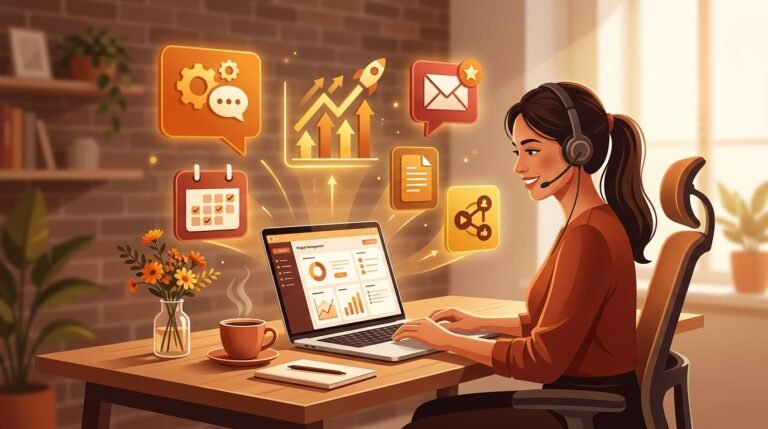 virtual assistant workspace